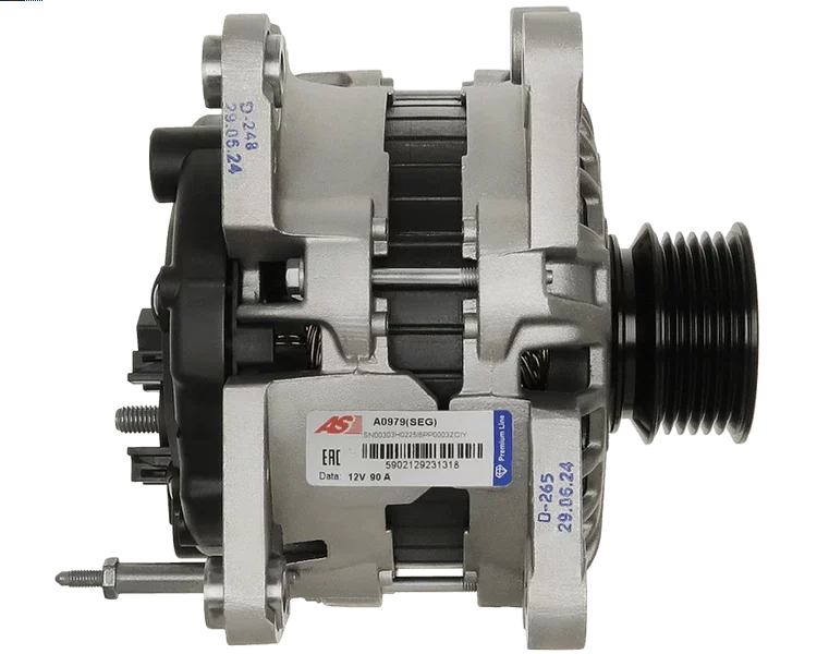 Alternator AUDI A2 1.4; A2 1.4; A3 1.6; A3 1.6; A3 1.6; A3 1.6; A3 1.6; A3 1.8; A3 1.8