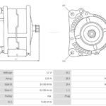 ALTERNATOR RENAULT SCENIC MEGANE  2.0 DCi - obrazek 6