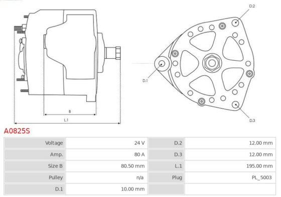 Alternator FOTON Auman