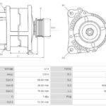 ALTERNATOR BMW E46 320D E39 530D 520D - obrazek 6
