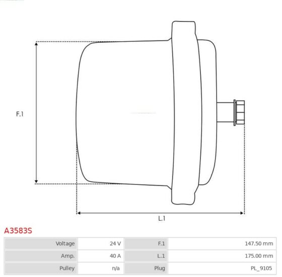 Alternator Engine 1.7  Engine 2.6  Engine 3.4 [2L41C]  [2M41]  [3L41C]  [3M41]  [3M43