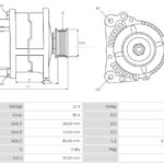 ALTERNATOR NISSAN PICK-UP 2.5TD - obrazek 2