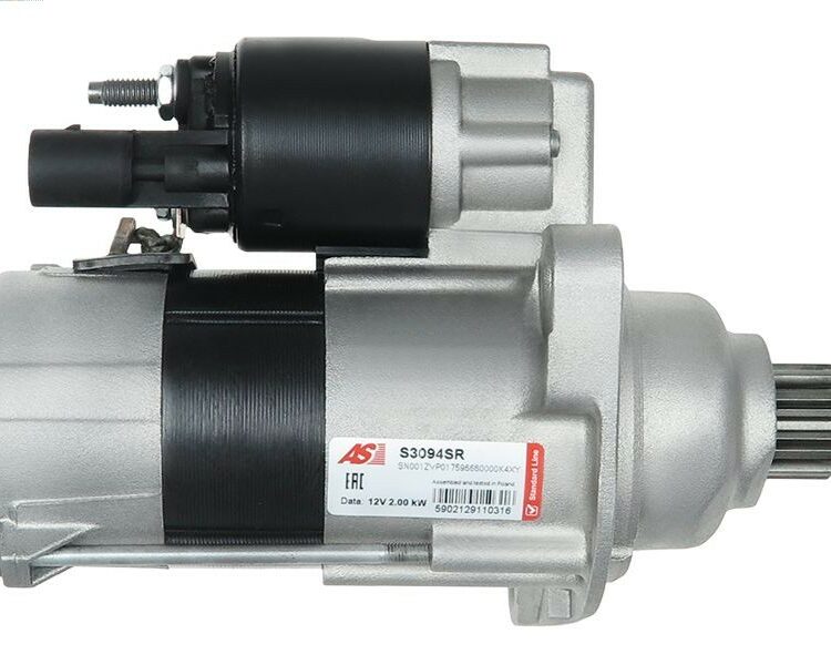 Rozrusznik A1 2.0 TDi  A1 2.0 TDi Sportback  A3 2.0 TDi  A3 2.0 TDi 16V  A3 2.0 TDi 1