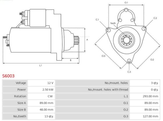 Rozrusznik  CASE 480 580