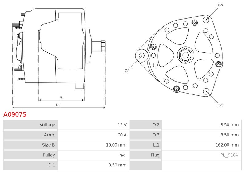Alternator BMW K 1200 GT; K 1200 LT; K 1200 LT; K 1200 RS