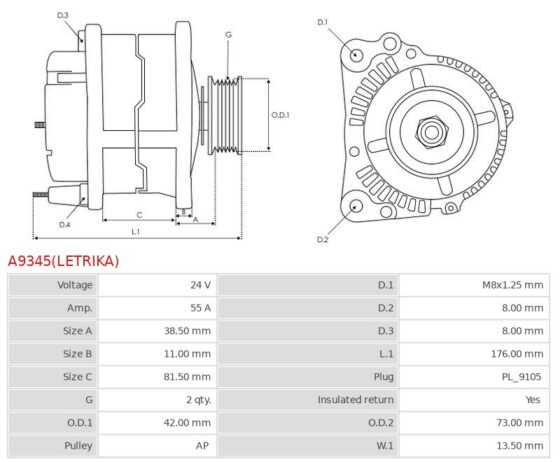 Alternator Engine [C2.2]  [C4.4]  [4.4]
