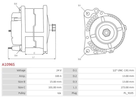Alternator G740  G740B  G746B  G780  G780B [M11]  [D10B] 01.2001-12.2002