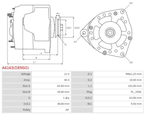 Alternator ARCTIC CAT 700 0.7  Groundhog 4×4  01.2007-12.2015
