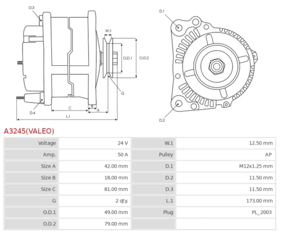 Alternator  113506