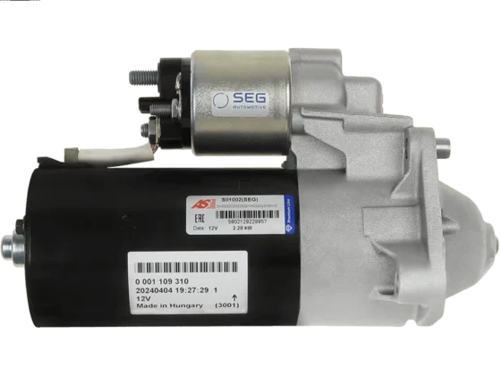 Rozrusznik FIAT 500 1.2; 500 1.2 LPG; 500 C 1.2; Panda 1.2; Panda 1.2 LPG; VOLVO C30 2