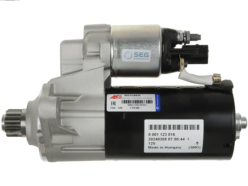 Rozrusznik AUDI A3 1.9 TDi; A3 2.0 DSG; A3 2.0 Sportback DSG; A3 2.0 TDi DSG; A3 2.0 T