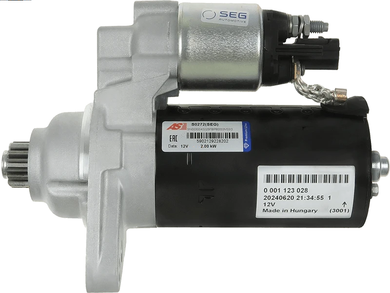 Rozrusznik AUDI A1 1.6 TDi Sportback; A1 1.6 TDi Sportback; A3 1.6 TDi; A3 1.6 TDi; A3