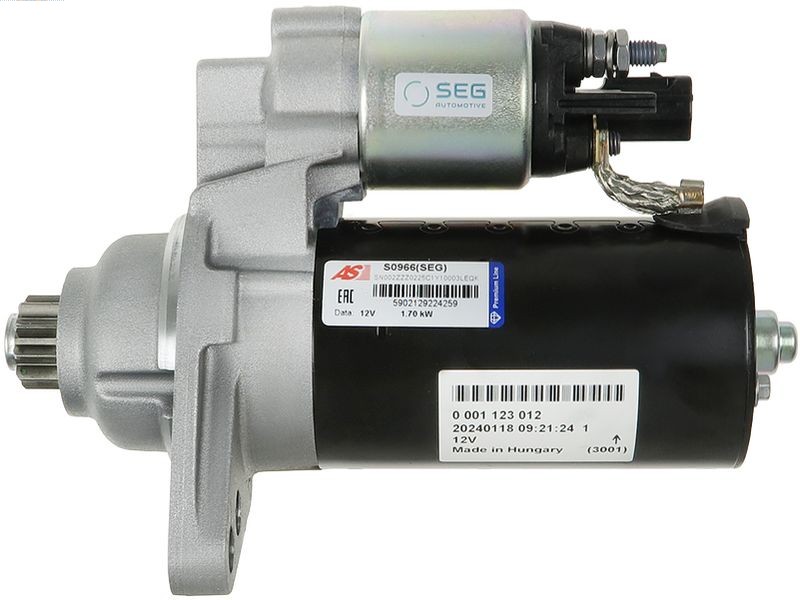 Rozrusznik AUDI A3 1.9 TDi; A3 1.9 TDi; A3 1.9 TDi; A3 1.9 TDi; A3 1.9 TDi Sportback;