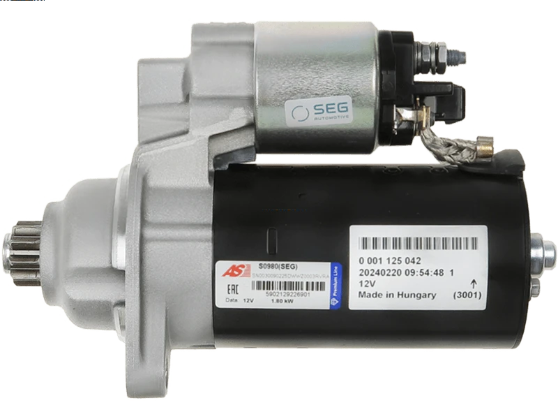 Rozrusznik AUDI A2 1.4 TDi; A2 1.4 TDi; A2 1.4 TDi; A3 1.6; A3 1.6; A3 1.6; A3 1.9 TDi