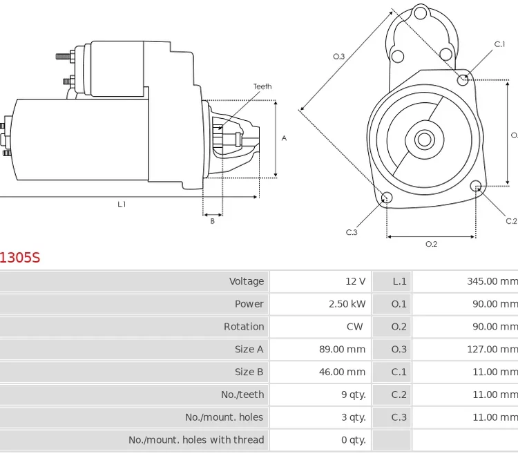 Rozrusznik Brand new AS-PL Starter motor