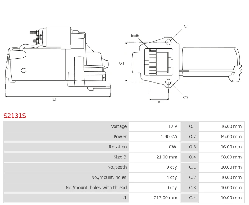Rozrusznik CHEVROLET Various Models